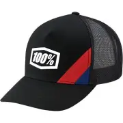 100% Cornerstone Crossfit ADK Black Snapback Hat - One Size