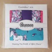 Shannon Fabrics Minky Cuddle Kit Quilt Stardust Unicorn Pattern NEW Rare