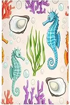 RPLIFE Seahorses Dishcloths, 28x18 Absorbent Kitchen Towels Quick Dry