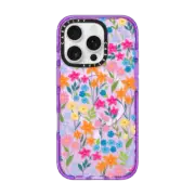 iPhone 16 Pro Impact Case MagSafe Compatible bright spring flowers - daisy floral pattern
