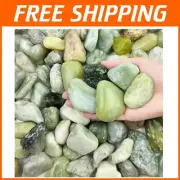 Versatile 40 lbs Jade Rocks for Landscaping - 2-3 Inch Smooth Decorative Stones