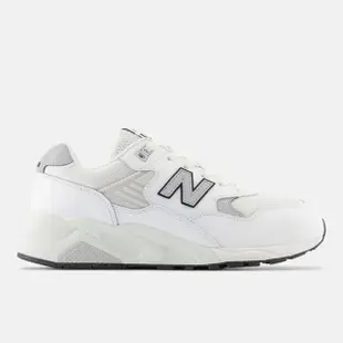 【NEW BALANCE】男女 休閒鞋 運動 復古 D楦 NB 580 緩震 情侶鞋 穿搭 白海鹽(MT580EC2)