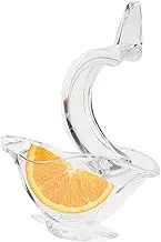 Lemon Slice Squeezer, Acrylic Manual Lemon Slice Squeezer Portable Transparent Fruit Juicer, Orange Citrus Hand Squeezer Machine for Kitchen Bar Gadget (1Pcs)