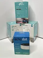 Amazon Echo Dot 2nd Gen Smart Voice White New+(3) tp-link Smart Wi-Fi Plug HS100