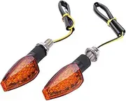 Turn Signal Indicator 2PCS Universal 12V Flashing Turn Signals Motorcycle LED Lights Rear Blinker Indicator Tail Light (Color : C)