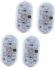 Generic 2 Pairs Vehicle Roof Interior Lights Rechargeable USB Ambient Lighting with Touch Sensor Replacement Portable Automotive Lamps