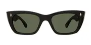 Garrett Leight WEBSTER SUN BK/G15 Men's Sunglasses Black Size 49