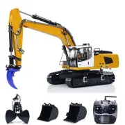 1/14 RC Hydraulic Assembled Excavator 946 Metal Clamshell Bucket Ripper