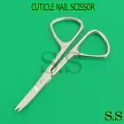 CUTICLE NAIL SCISSOR SHARP CURVED MANICURE PEDICURE BABY NAIL TRIMMER
