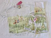 Women's Peter Alexander Guess How Much I Love You Top & Shorts - Size M - BNWT