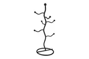 Entr e Wiggly Mug Tree Cup Storage Holder Stand Kitchen Organiser Black