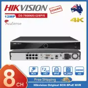AcuSense HIKVISION NVR 8CH 8 POE DS-7608NXI-I2/8P/S 4K Network Video Recorder