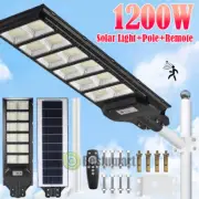 90000000LM 1200W Solar Street Light Foco Solar Exteriores Dusk-to-Dawn Road Lamp