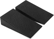 2X Incline Board Calf Extension Leg Strength Squat Wedge Blocks, Stretch Boards Squat Blocks Foam Yoga Wedge Blocks, for Deadlifts