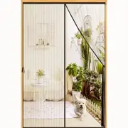 Heavy Duty Magnetic Mesh Screen Door Self Sealing Fits Door Size 36x82 Inch