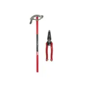 Milwaukee Aluminum Conduit Bender 3/4" And 9" Combination Wire Strippers Pliers