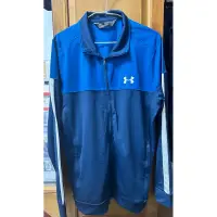 在飛比找蝦皮購物優惠-UA 男 運動外套 淺藍/深藍 配色