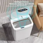 OEING 15L Smart Sensor Trash Can, Auto Bagging, IPX5 Waterproof, White/Green