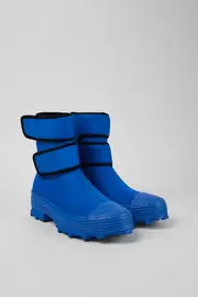 Traktori Blue Textile Medium Boot