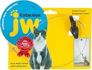 JW Pet 71070 Cat Action Doorknob Teaser with Cuz, Assorted Colours