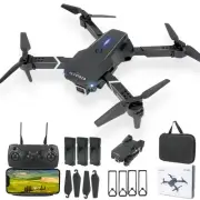 Mini Drone with Camera for Adults Kids, 1080P WiFi FPV Camera Drone with 3 Ba...