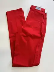 Vintage 80’s FABERGE Red Jeans Pants NWT SIZE 12 (more 8) Retro