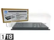 ATLANTIC CASE 1/18 - DISPLAY CASE SHOW-CASE 1/18 - MULHOUSE GREY LEATHER 10115