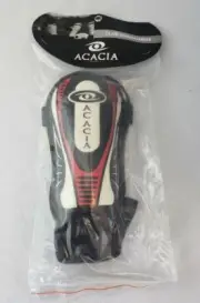 = Acacia Club Soccer Shinguards 41-120 Black Red White Size XS NEW