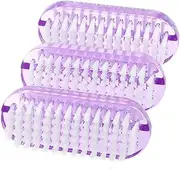 WOFASHPURET 3pcs Double Side Nail Cleaning Brush for Women Fingernail Cleaners for Manicure and Hand Care Durable Nail Brush for Cleaning Grease and Dead Skin