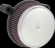AN Big Sucker Air Filter Kit Cover SS Blk Harley Night Train 01-09