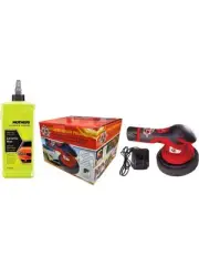 Mothers Wax Attack Cordless Power Polisher + Ultimate Hybrid Ceramix Wax 473ml
