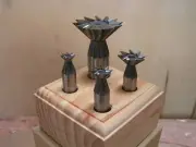 HSS Dovetail Milling Cutters 45° - Set of 4