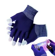 [Kezvmhy] Gamer Gloves Kids - Mobile Game Gloves, Sweatproof Game Mitts - Touch Screen Gamer Mitts for Men and Women, Anti-Sweat Full Finger Game Gloves