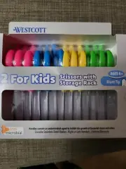Westcott Kids Scissors 5" Blunt Assorted 12/Pack 13140 Anti Microbial Multicolor