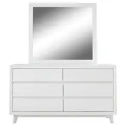[James Lane] Morgan Dresser With Mirror white