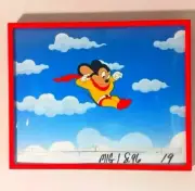 Mighty Mouse Ralph Bakshi DangerRed Frame, 11×13.5, Multicolor+ Red.