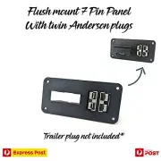 NARVA 7 Pin Flush mount panel with 2 x 50a Anderson PLUG. *7 pin not included*