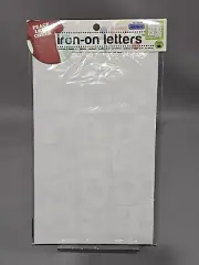 Dritz Iron-On Letters CO150LWT 2 Sheets White 1 1/2"
