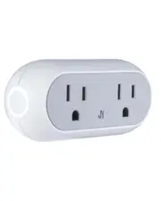 JONATHAN Y Wifi Controlled Dual Smart Plug