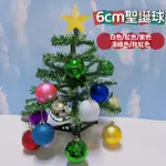 速出貨★【1顆】6CM聖誕亮面球聖誕裝飾球聖誕布置聖誕節裝飾球掛件禮盒聖誕節球套餐聖誕球聖誕樹裝飾彩色球聖誕樹櫥窗掛飾