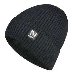 新款毛線帽加絨加厚保暖針織帽秋冬天騎車防寒防風冷帽圍脖套裝