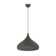 Zion Elegant Metal Dome Pendant Light Lamp - Cement.