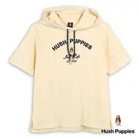 在飛比找momo購物網優惠-【Hush Puppies】女裝 帽T 簡約品牌英文刺繡小狗