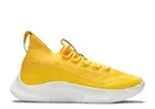 Under Armour Curry TB 8 Flow Yellow White 3024472-701 Men 10.5 Basketball Shoes