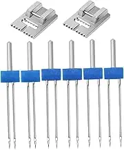 BELLIFFY 2/90 3/90 Sewing Machine Twin Needles Set Plastic Metal Easy to Thread