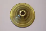 2 1/2" UNFINISHED BRASS VASE CAP LAMP PART NEW 56510J