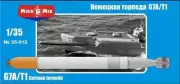 Mikro Mir 35-012- German Torpedo G7A / T1 Submarine Water - 1/35 Scale Model Kit