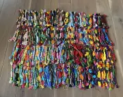 Embroidery Thread Floss Prism Loops & Threads Skeins Orange Yellow Pink Lot 350