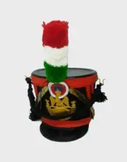 leather French Napoleonic Shako Helmet Military Prussian Officer HAT kew8