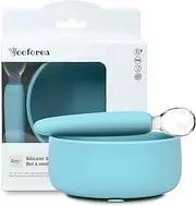 Yooforea Platinum Silicone Suction Bowl & Spoon Set for Baby Led Weaning I First Stage 4 Months+ Toddler Infant Baby I 100% Food Grade Silicone I Dishwasher, Microwave, Oven Safe I BPA BPS PVC Free